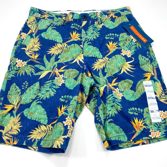 Old Navy Other - Old Navy Ultimate Slim Size 31 At Knee Floral Hawaiian Shorts NEW NWT